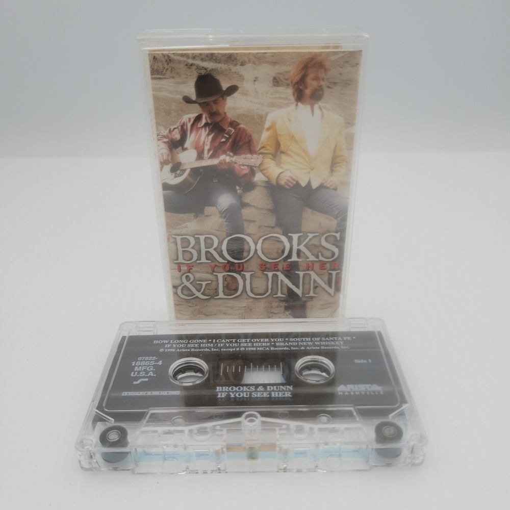 Brooks & Dunn If You See Her Cassette Tape 1998 Arista Nashville 07822-18865-4